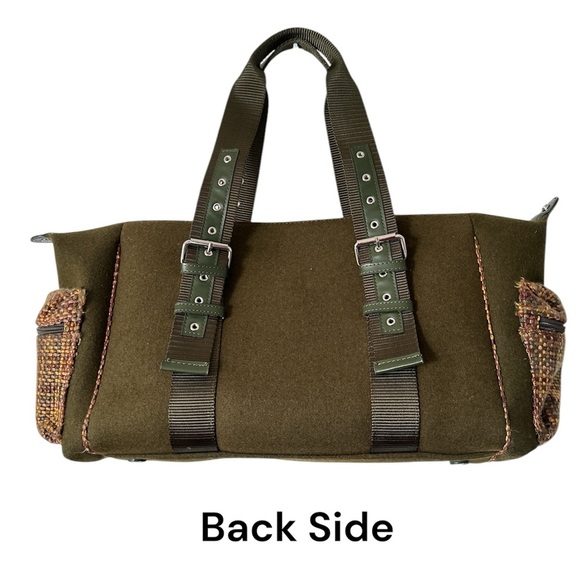 KENNETH COLE Large Moss Green Adjustable Handbag - Picture 3 of 8